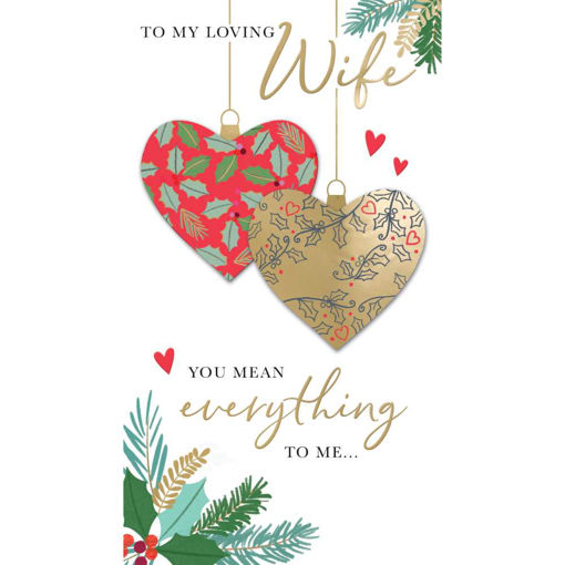 Picture of LOVING WIFE CHRISTMAS CARD